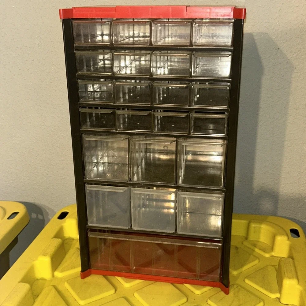23 Drawer Multi Use Plastic Drawers Metal Frame Storage Container